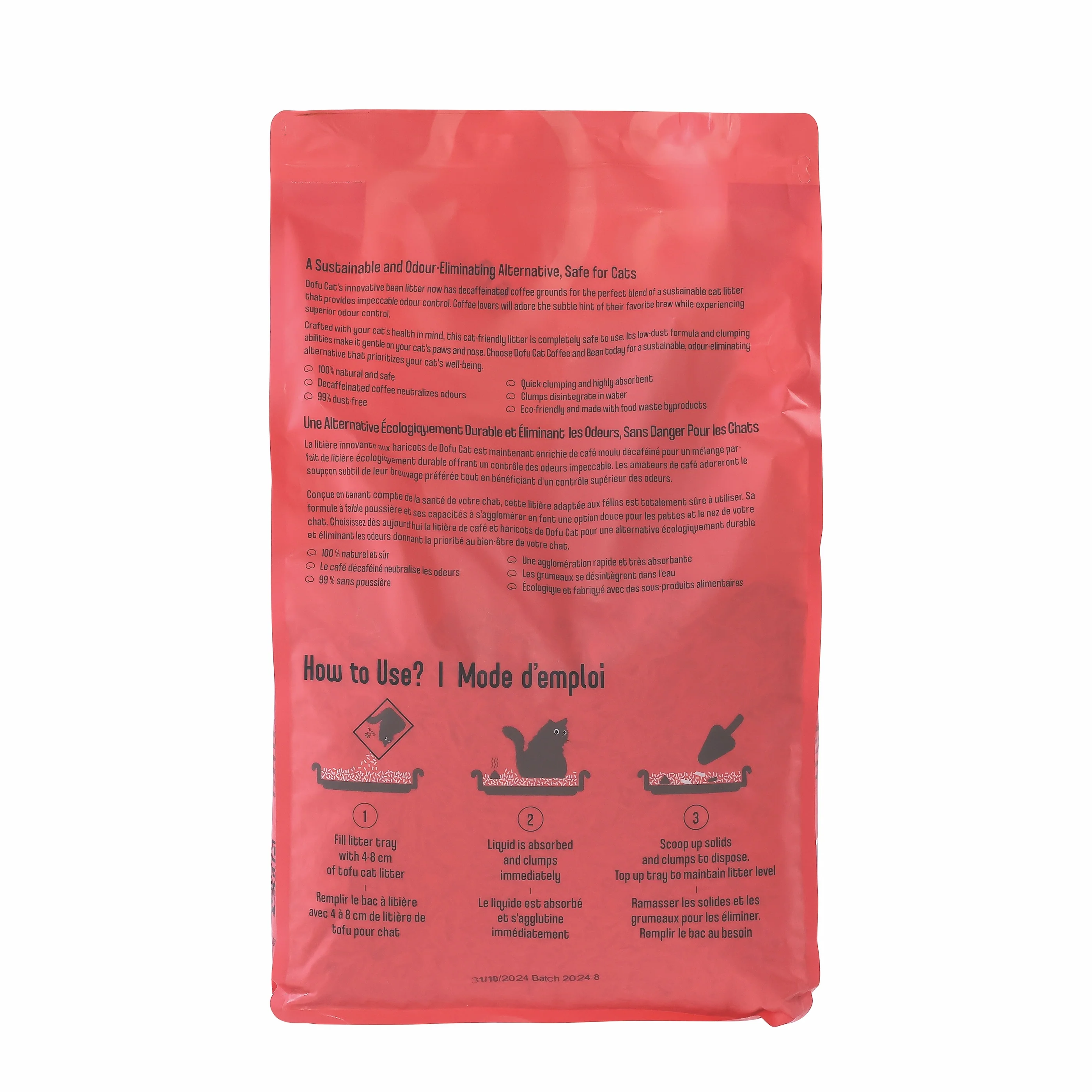 Upcycled Coffee and Bean Cat Litter - Image 10