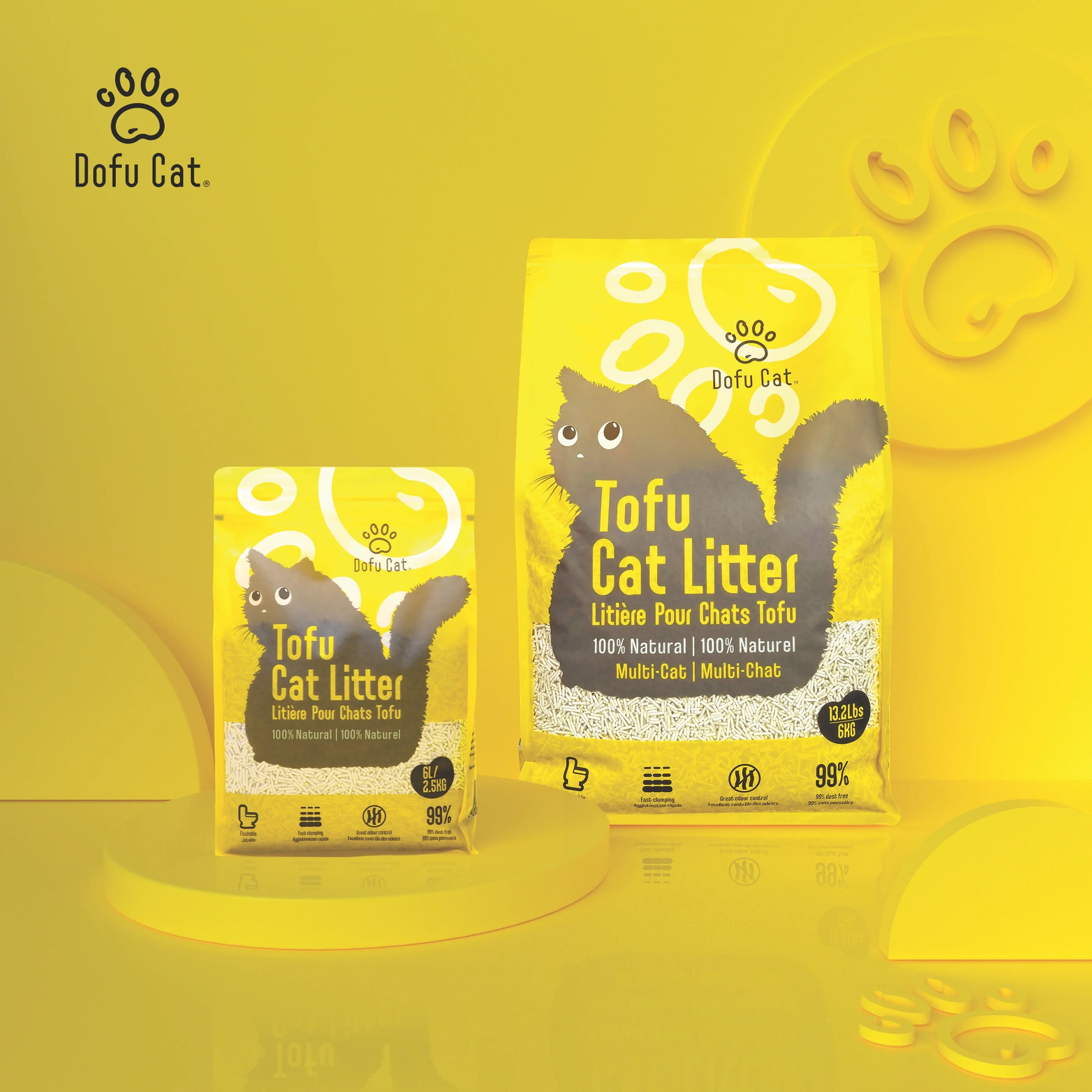 Upcycled Tofu Cat Litter - Image 3