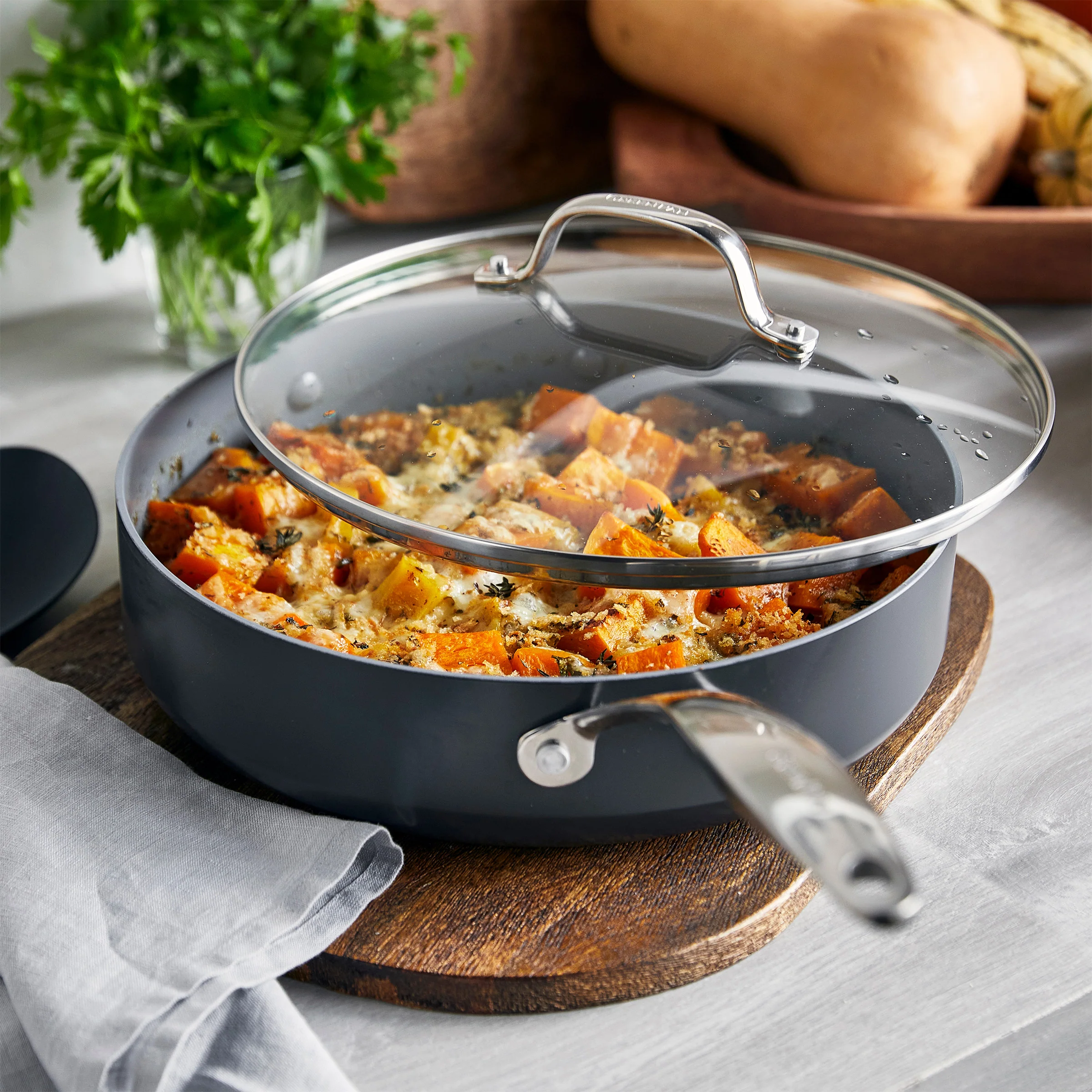 Valencia Pro Nonstick, Ceramic Sauté Pan with Lid, 4.5 Qt - Image 9