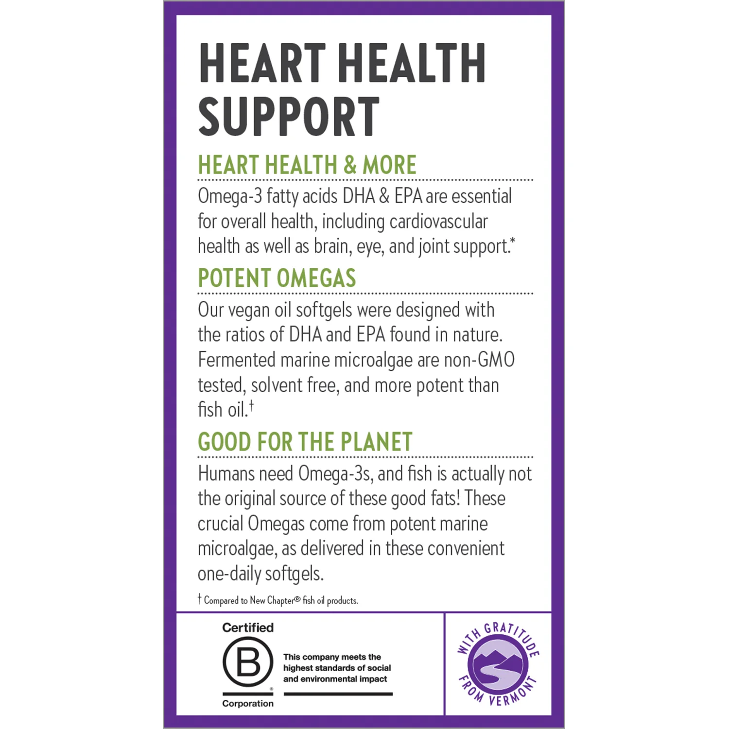Vegan Omega-3 Complex, Vegan DHA, EPA, and DPA Supplement - Image 2