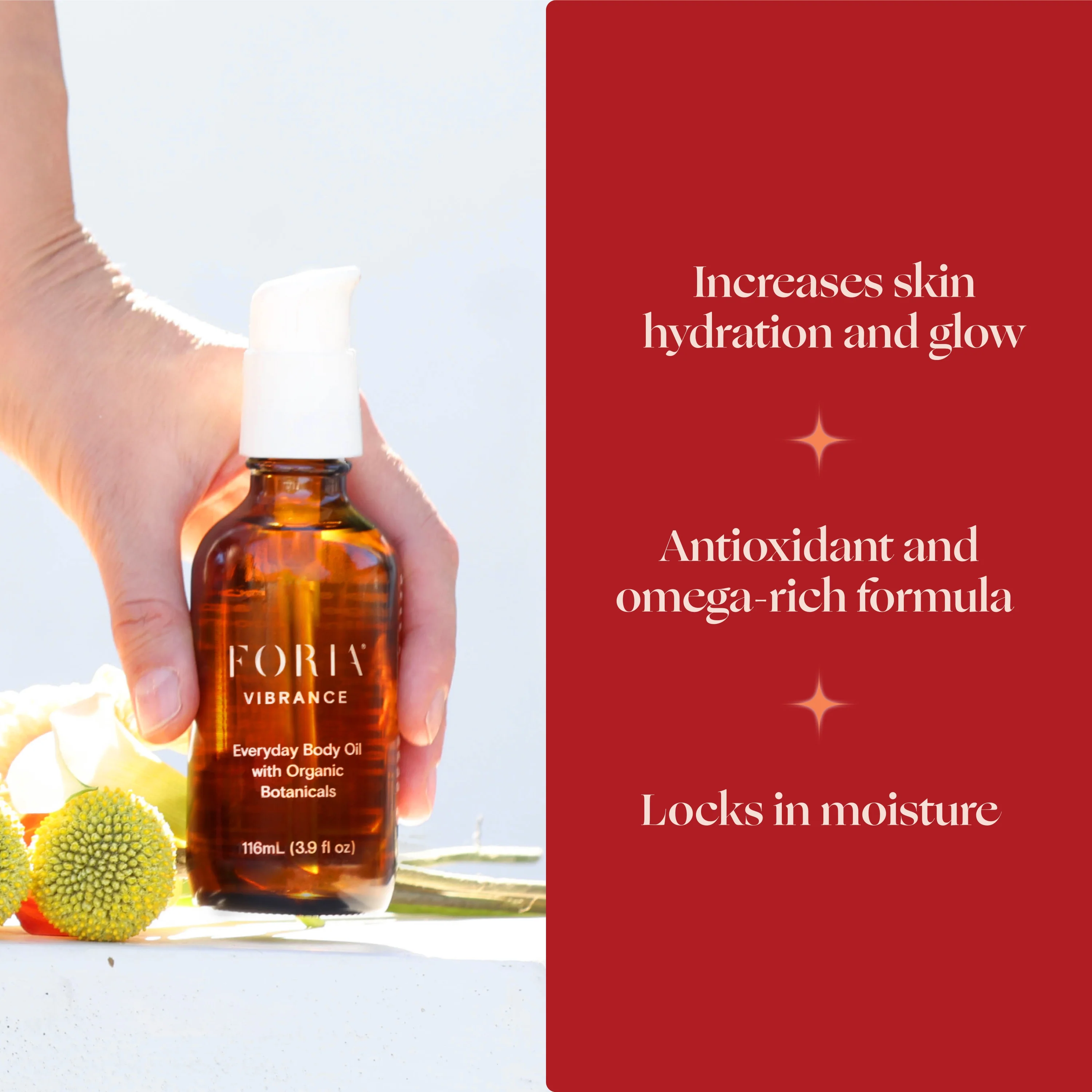 Vibrance Everyday Body Oil with Organic Botanicals - Image 5