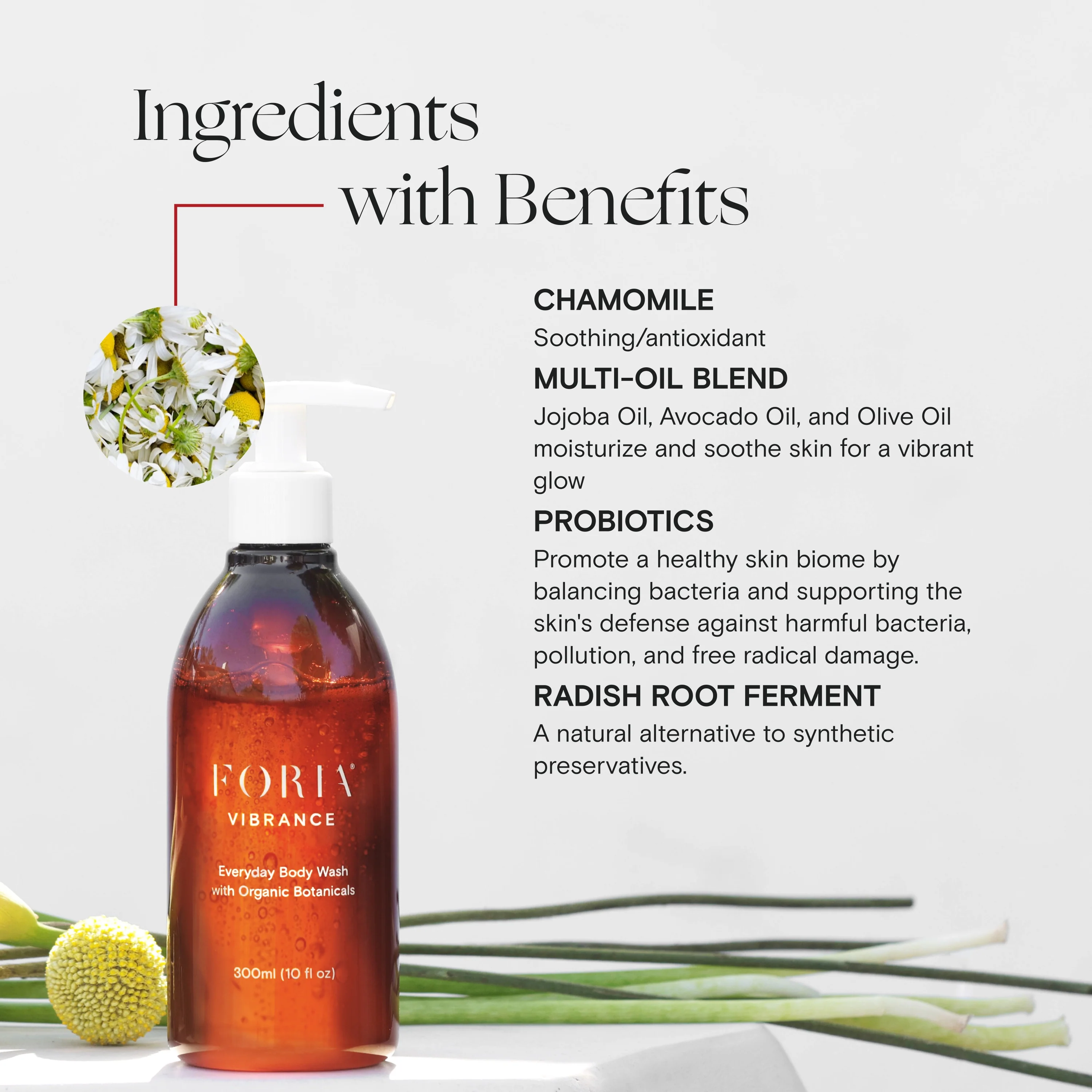 Vibrance Everyday Body Wash with Organic Botanicals - Image 2