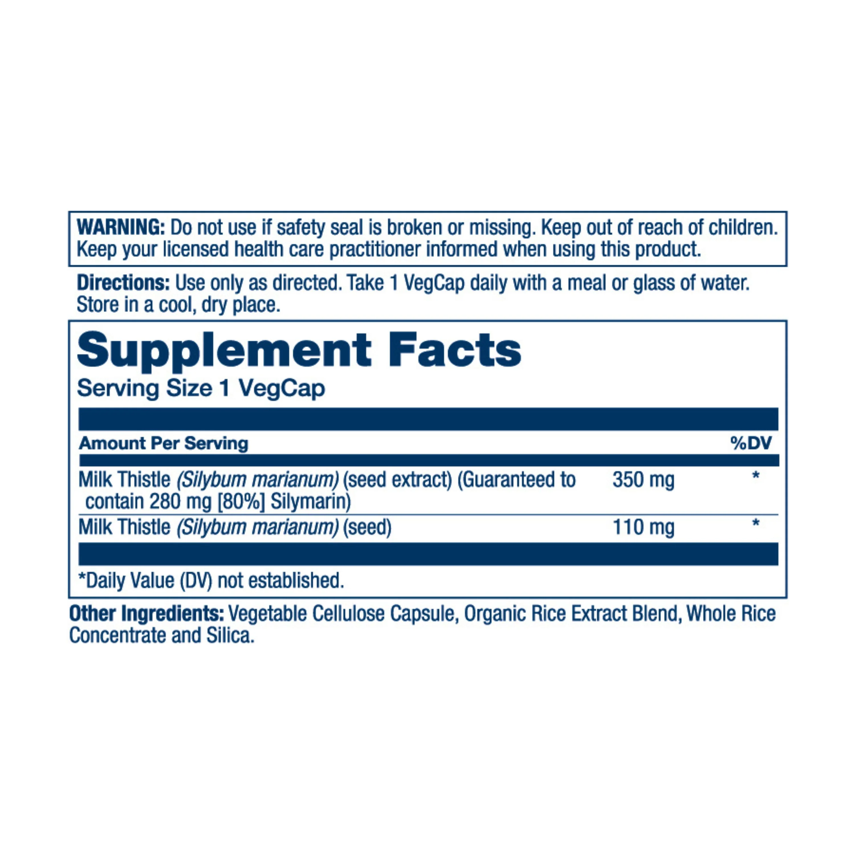 Vital Extracts Milk Thistle, 350 mg - Image 2