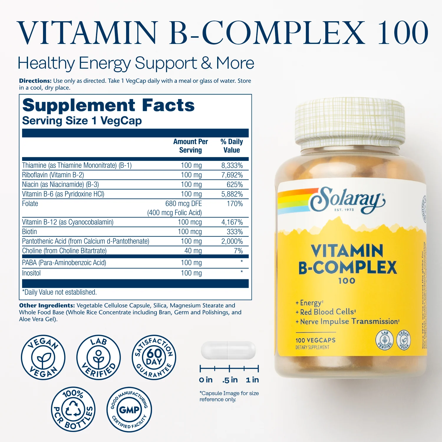 Vitamin B Complex Veg Capsule - Image 9