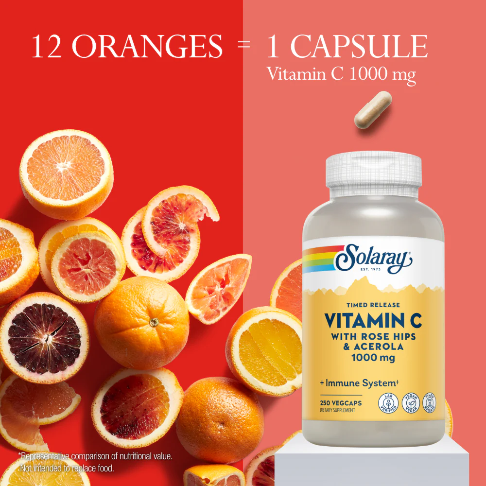 Vitamin C Timed Release with Rose Hips & Acerola, 500 mg - Image 5