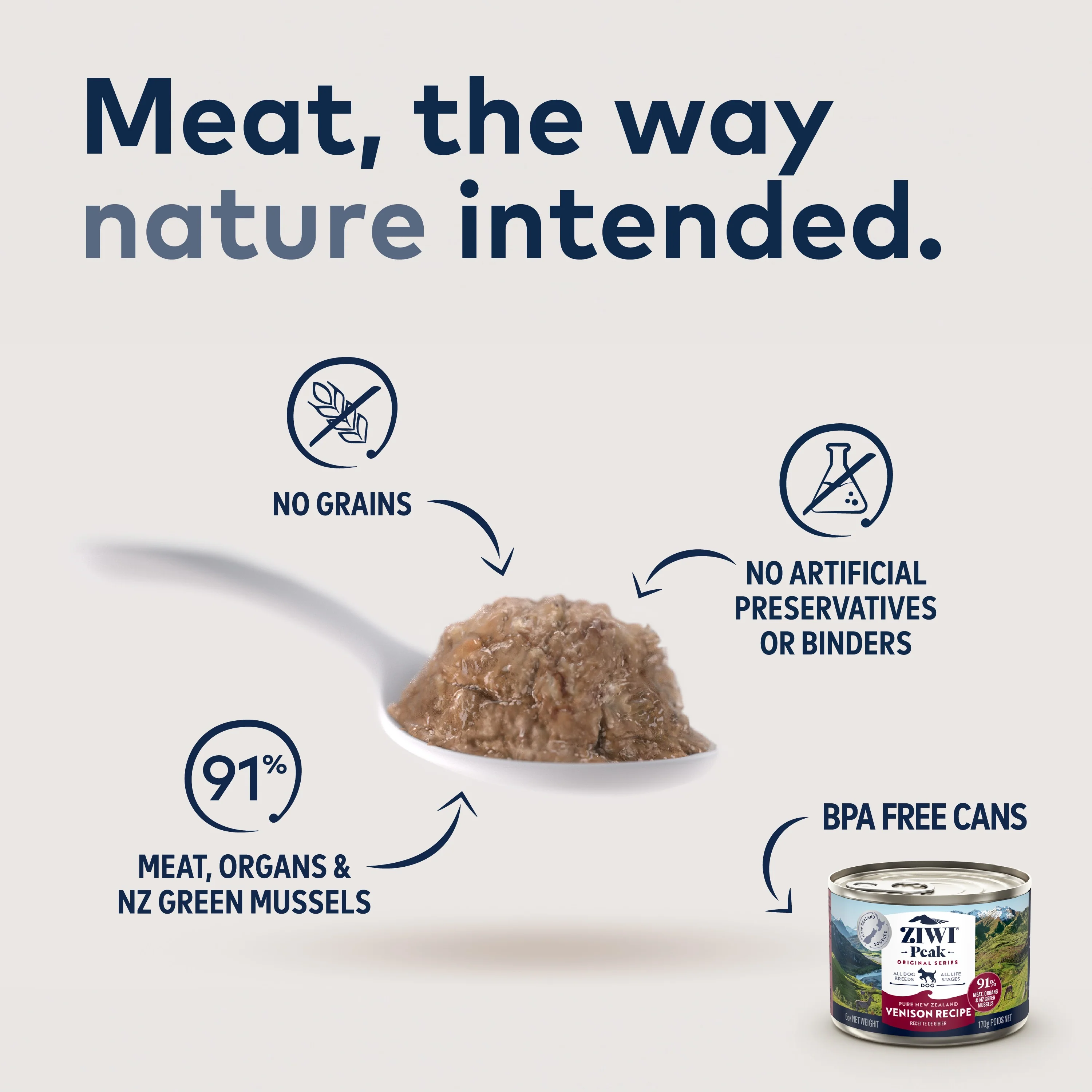 Canned Wet Dog Food – All Natural, High Protein, Grain Free, Limited Ingredient, with Superfoods - Image 2