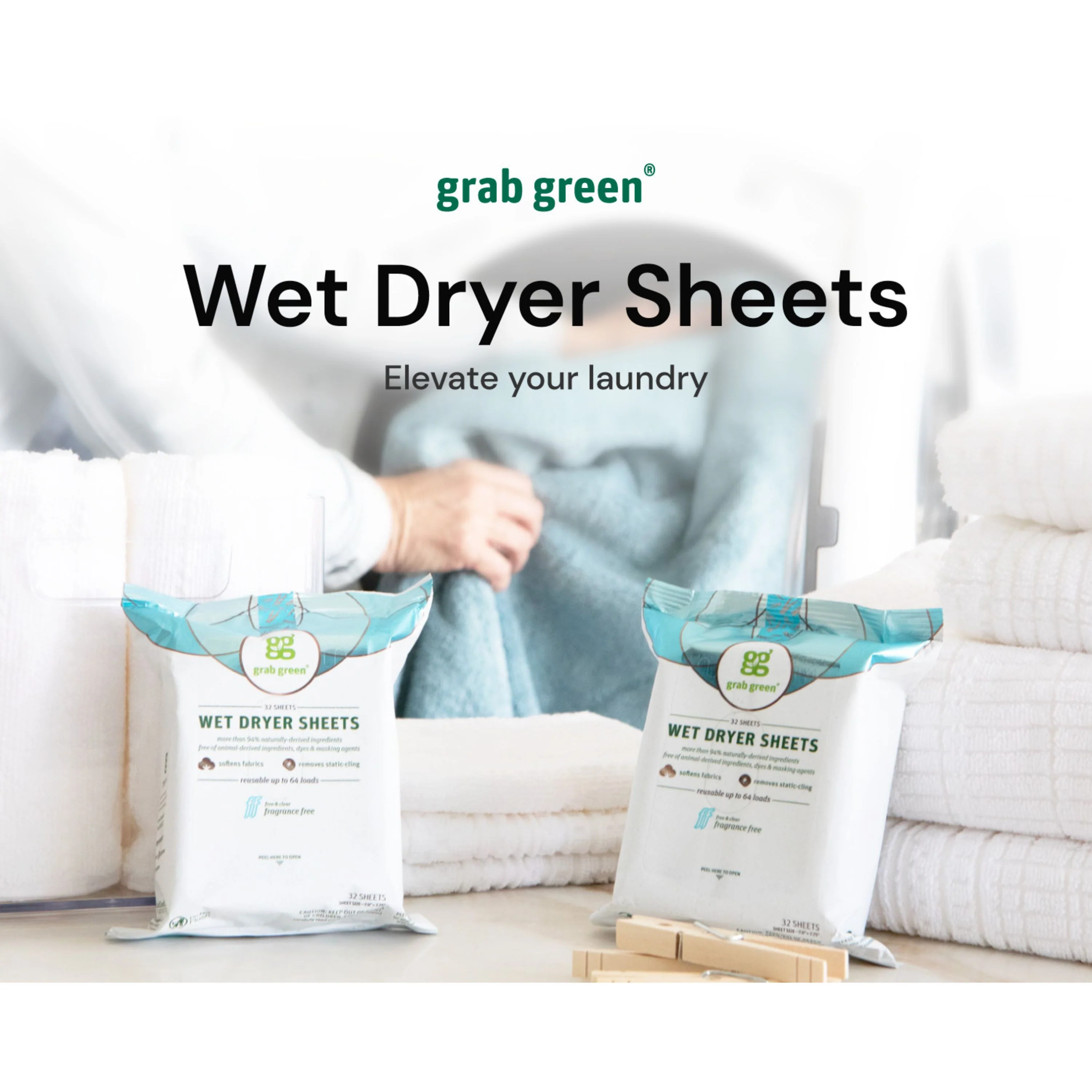 Wet Dryer Sheets - Fragrance Free - Image 5