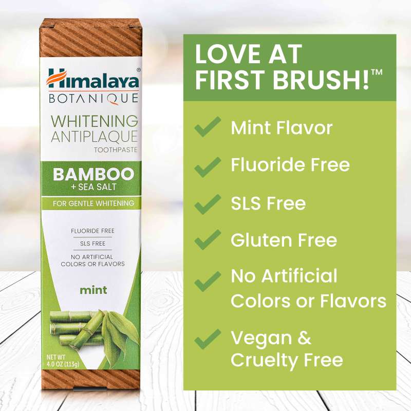 Whitening Antiplaque Bamboo + Sea Salt Toothpaste - Image 4