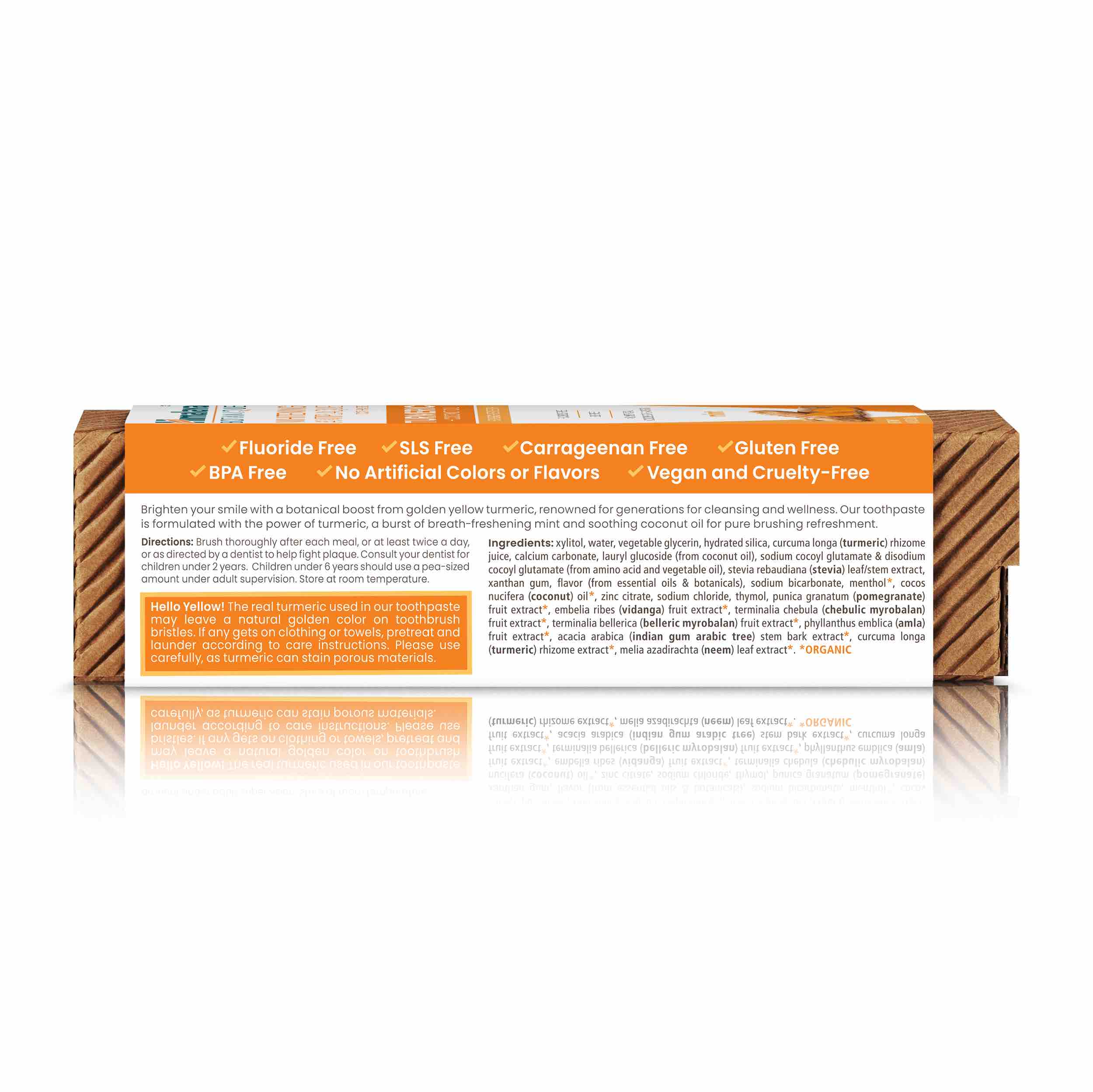Whitening Antiplaque Turmeric + Coconut Oil Toothpaste - Image 2