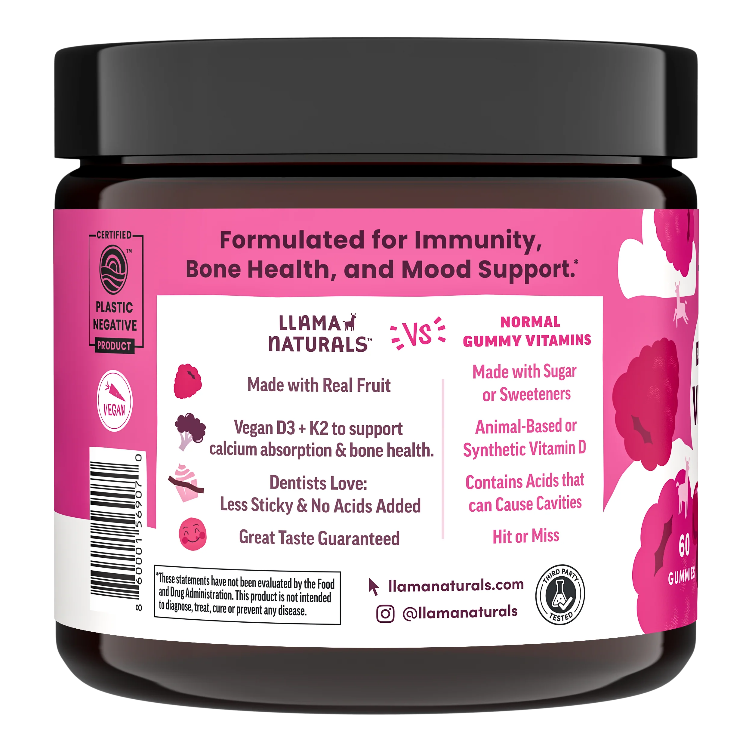 Organic Kids & Adults Vitamin D3 Gummies - Image 3