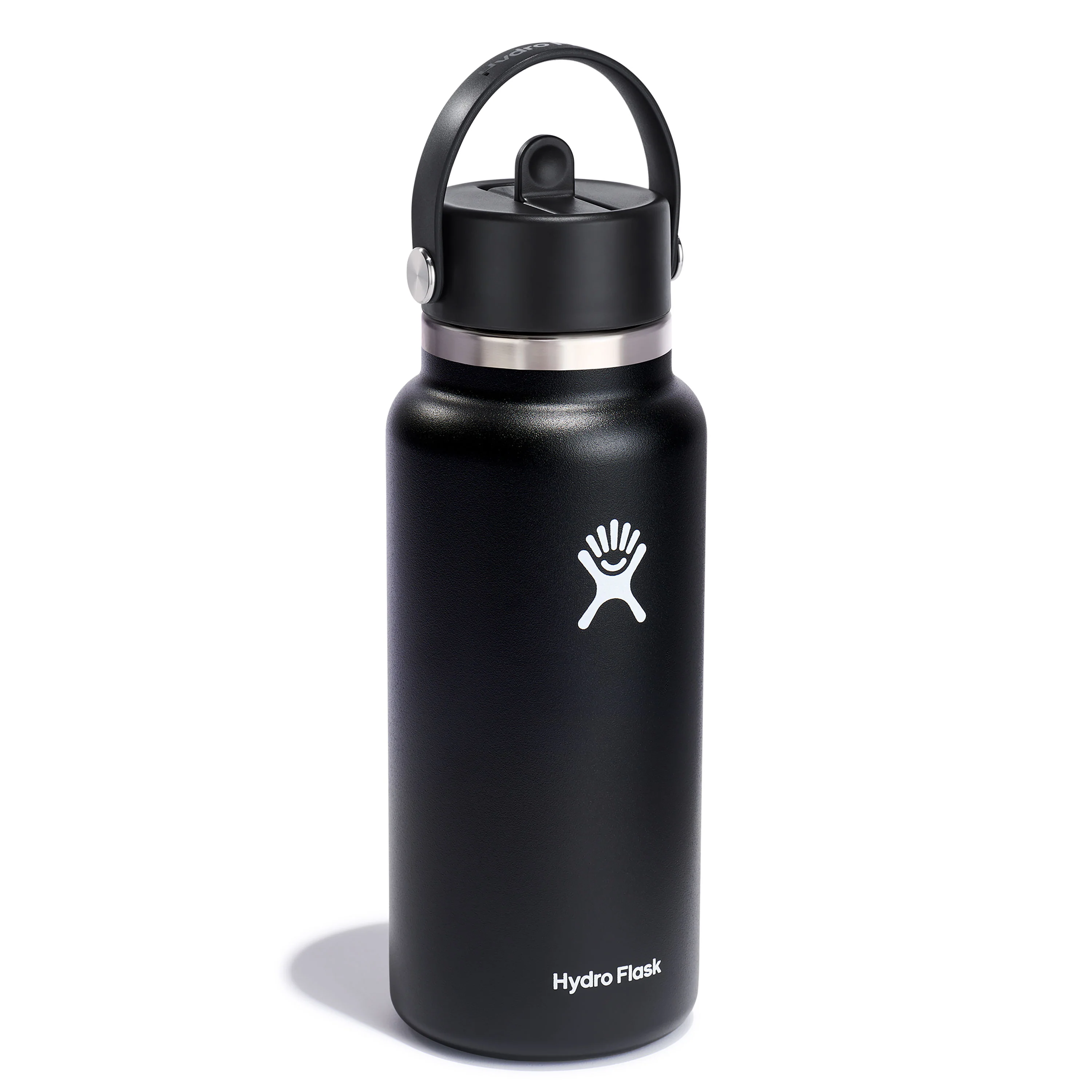 Wide Mouth Bottle with Flex Straw Cap, 32 oz - Image 5