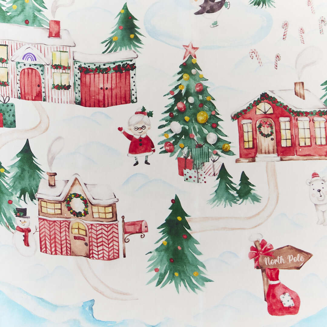 Winter Wonderland Reusable Gift Wrap Furoshiki Set - Image 4
