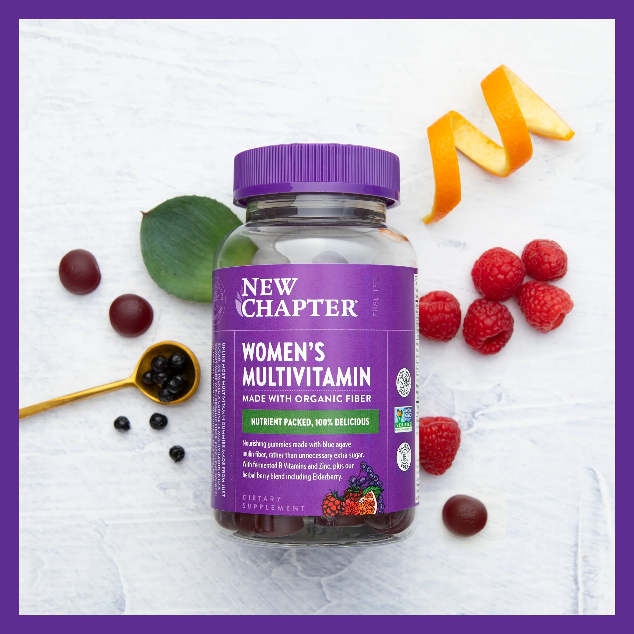 Women's Multivitamin Gummies, Nutrient Packed & Less Sugar, Berry Citrus Flavored - Image 2