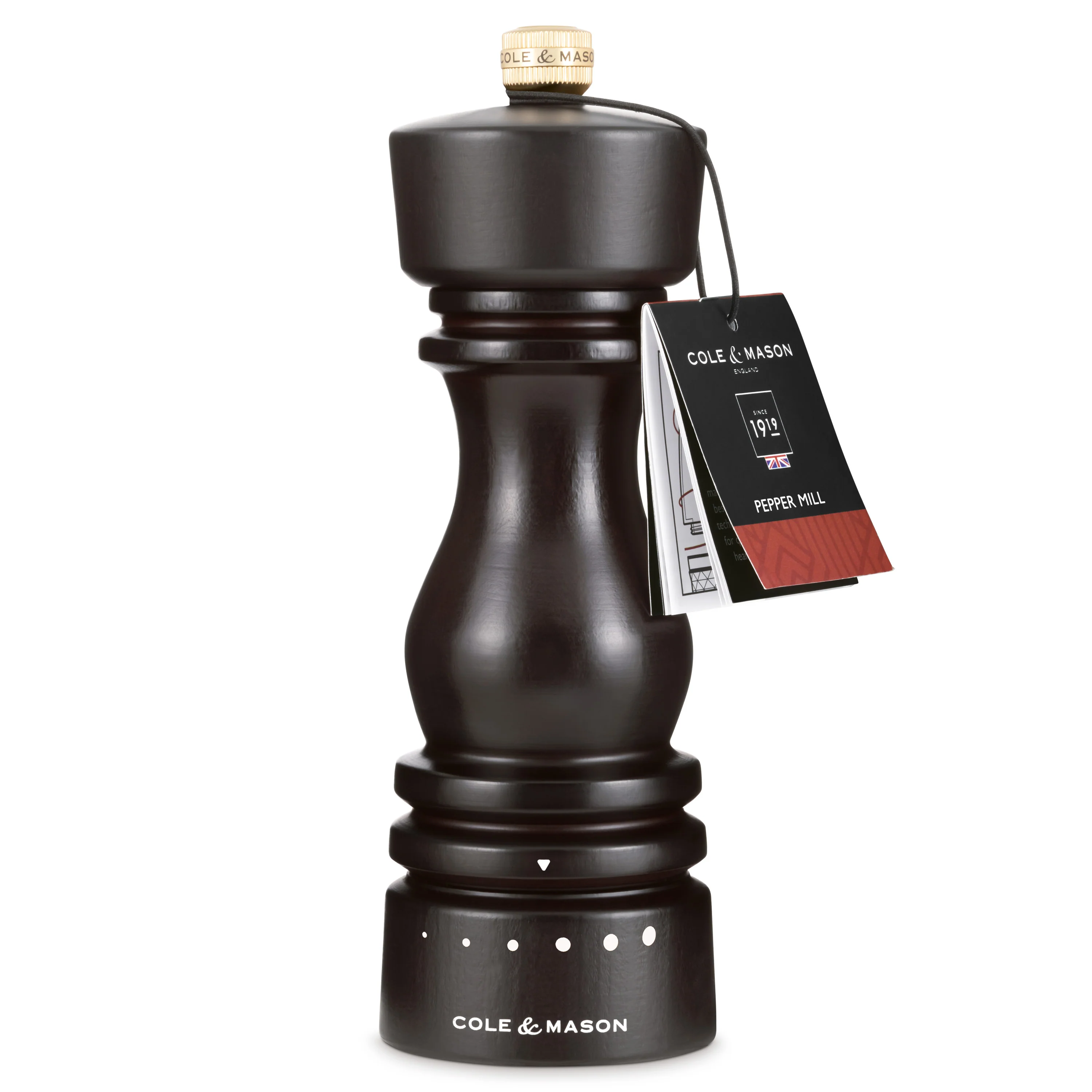 Wood Pepper Grinder with Carbon Steel Grinding Mechanism - Image 2