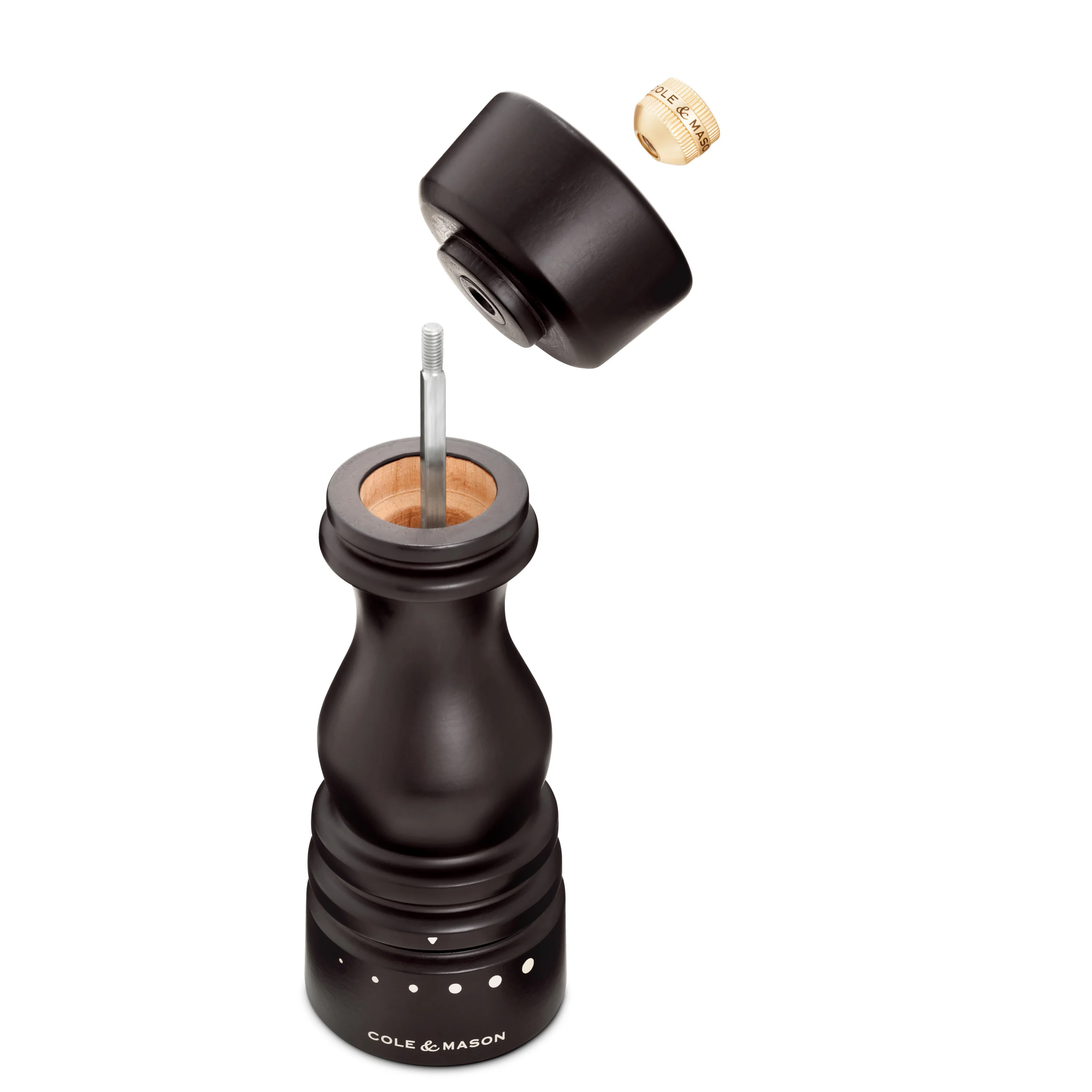 Wood Pepper Grinder with Carbon Steel Grinding Mechanism - Image 6