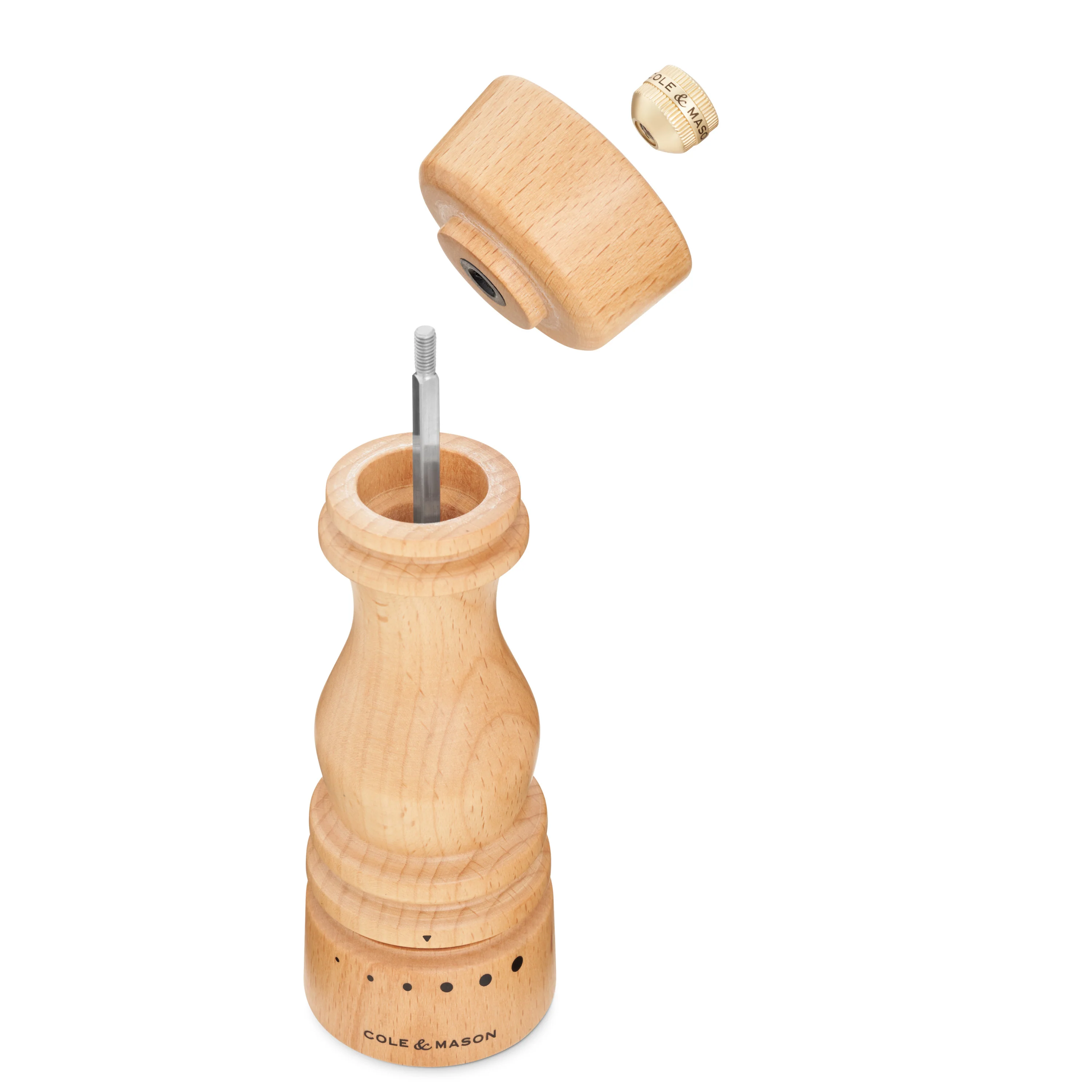 Wood Pepper Grinder with Carbon Steel Grinding Mechanism - Image 9