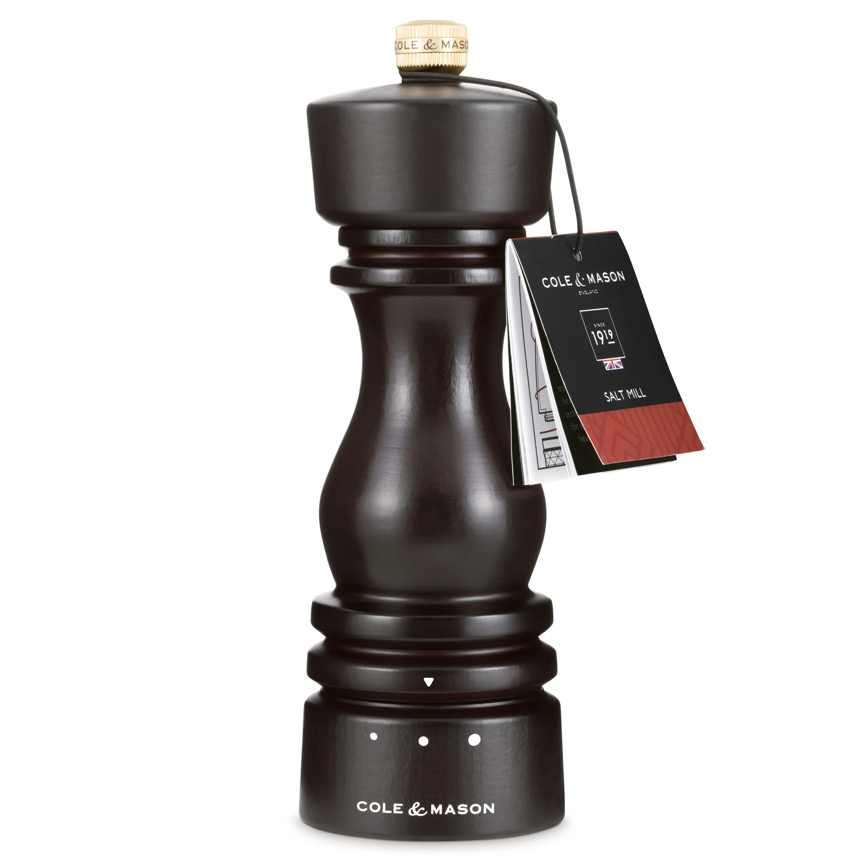 Wood Salt Grinder with Ceramic Grinding Mechanism - Image 9