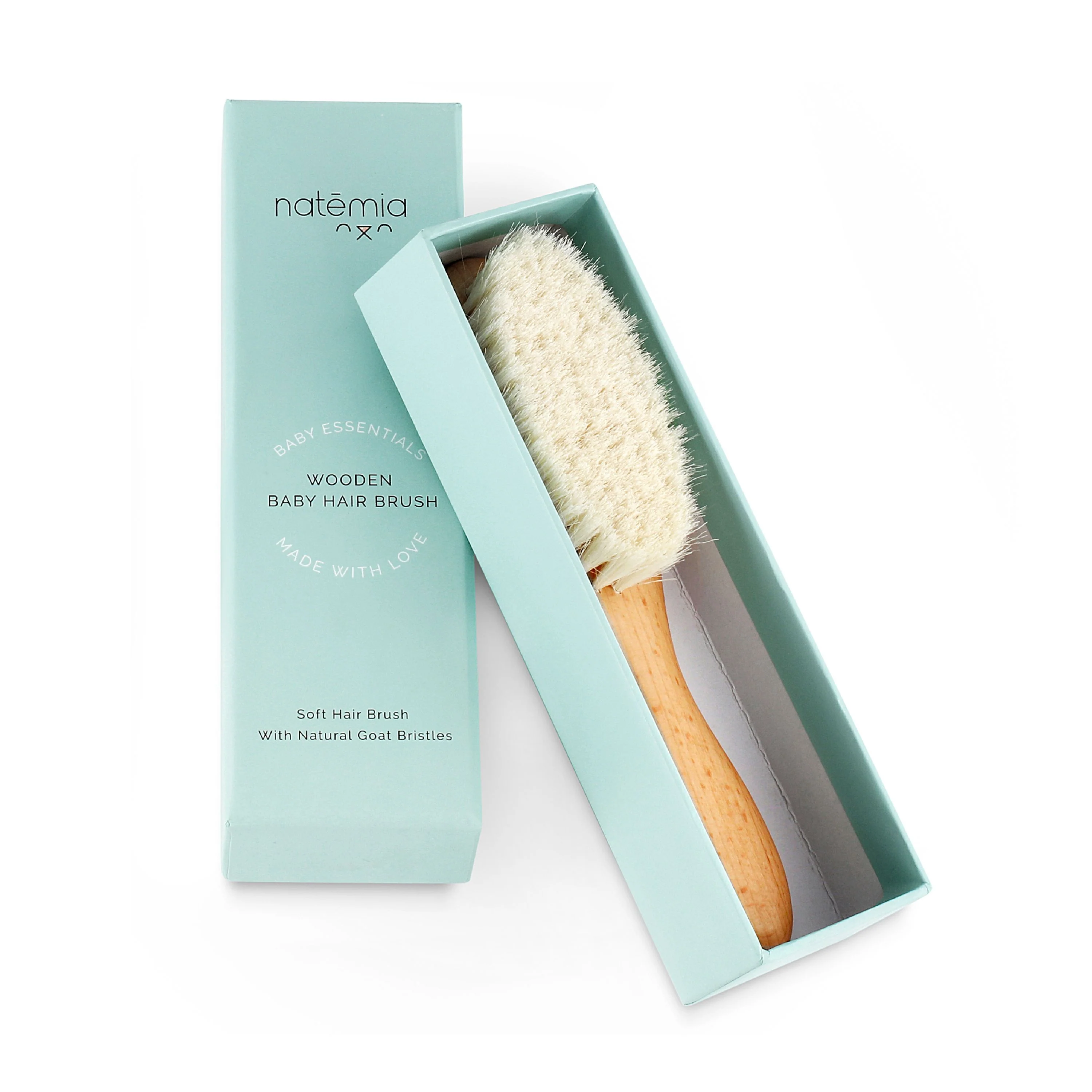 Wooden Baby Hair Brush - Image 2