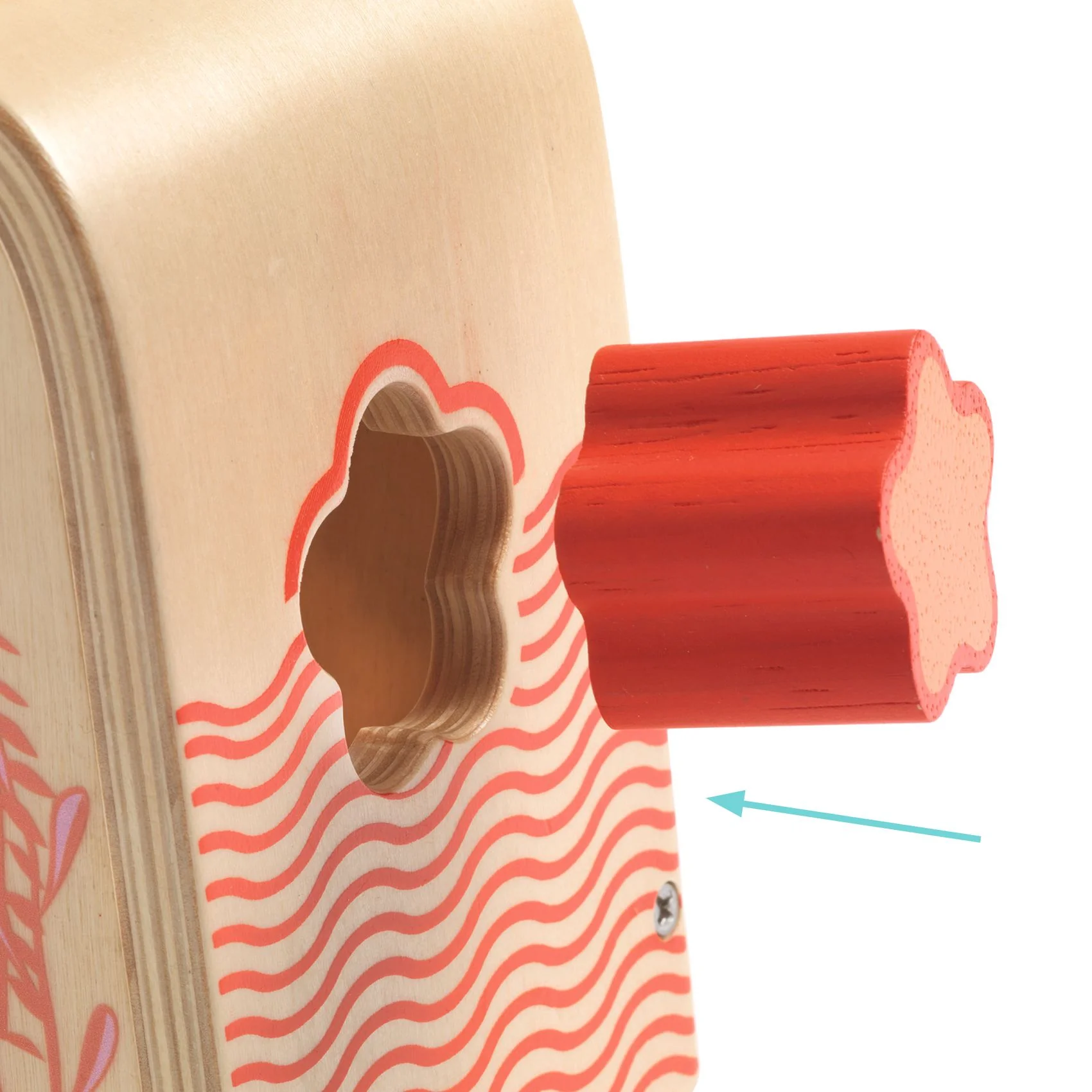 Multi Sensory Wooden Shape Sorter Toy made from FSC® Certified Wood - Image 5
