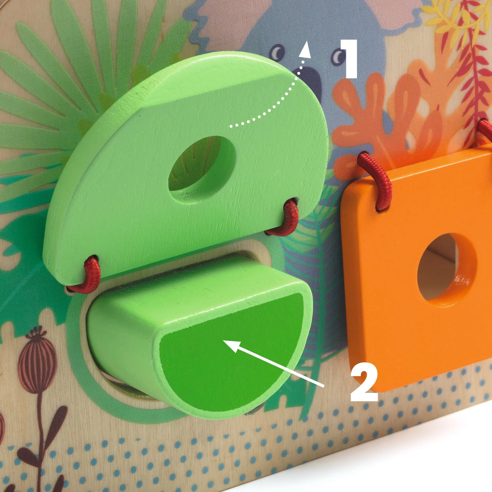 Multi Sensory Wooden Shape Sorter Toy made from FSC® Certified Wood - Image 6