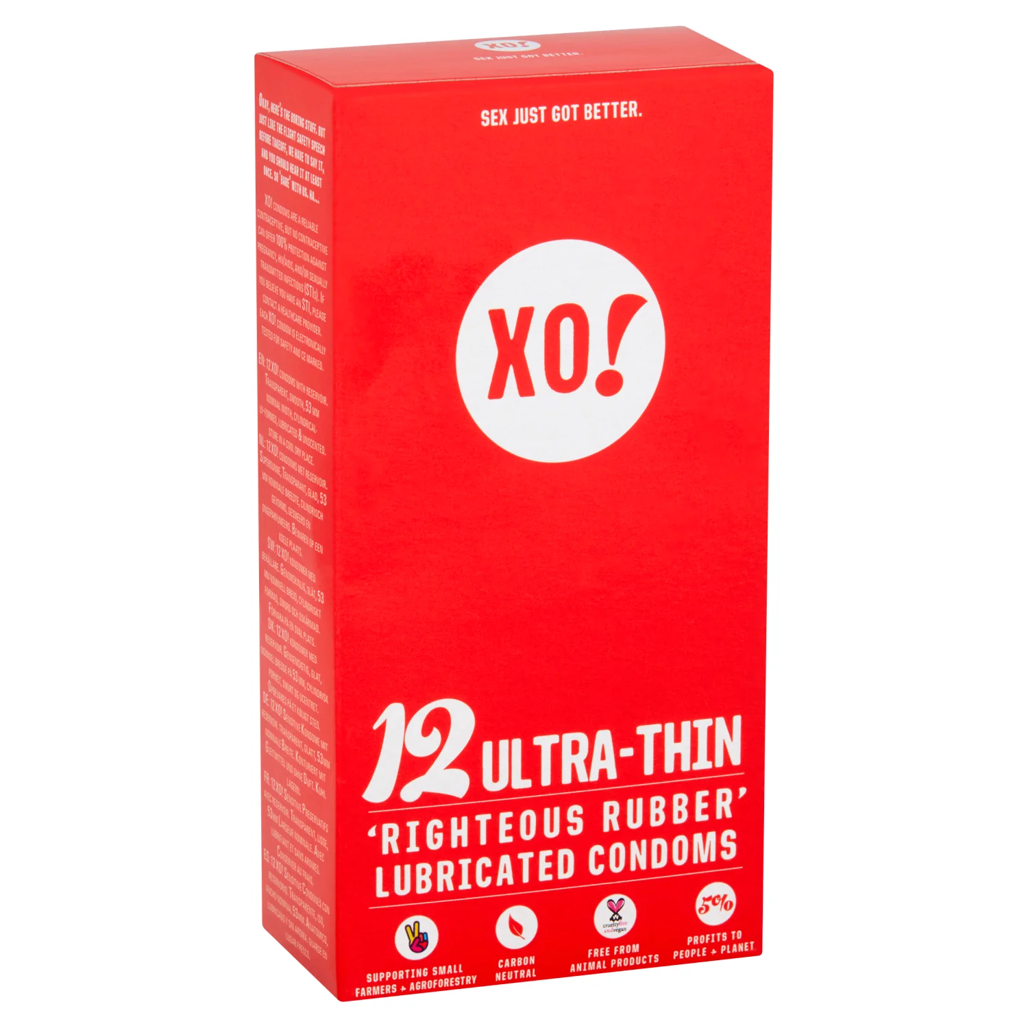 XO! by Flo Ultra-thin Extra Natural Feel Vegan Condoms (Regular Fit) - Image 2