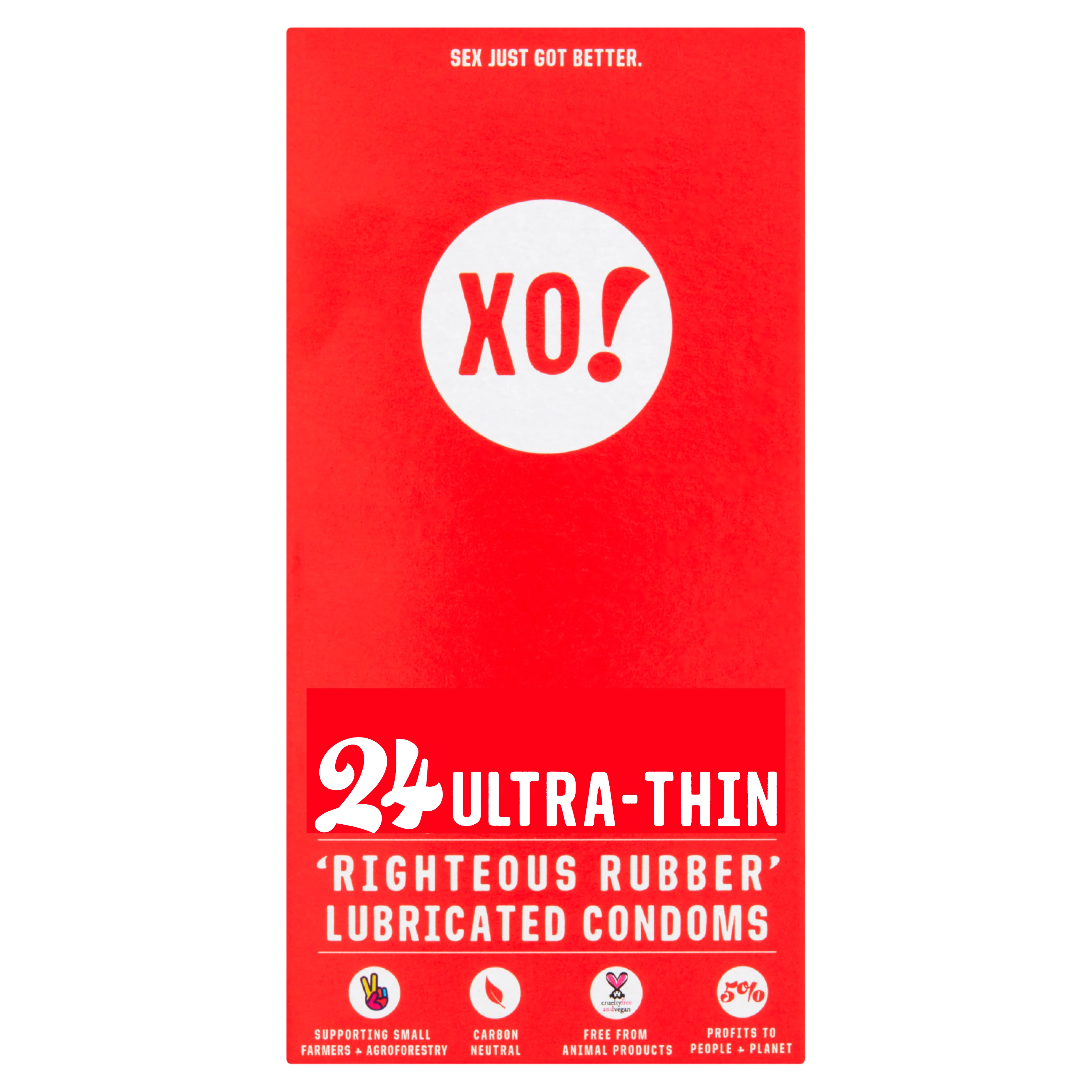 XO! by Flo Ultra-thin Extra Natural Feel Vegan Condoms (Regular Fit) - Image 4
